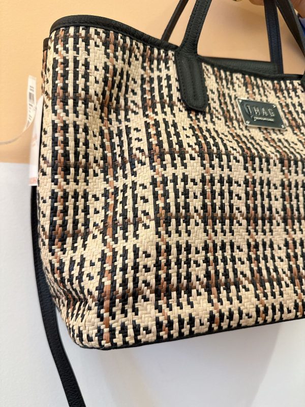 Bolsa palha couro preto Thag - Imagem 3