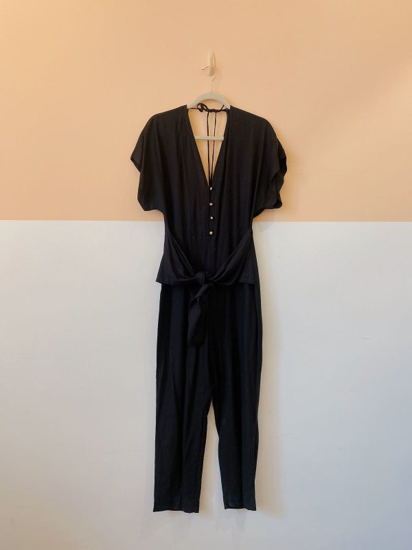 Macacão preto amarração Dress To M