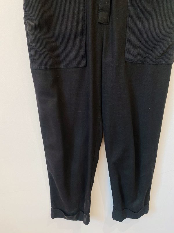 Macacão preto viscolinho/veludo Dress To P - Imagem 3