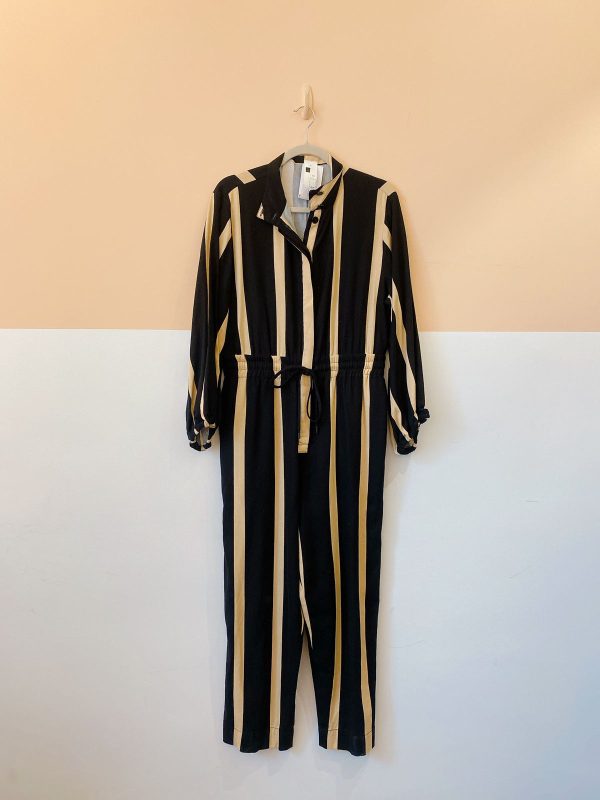 Macacão bege/preto Dress To G