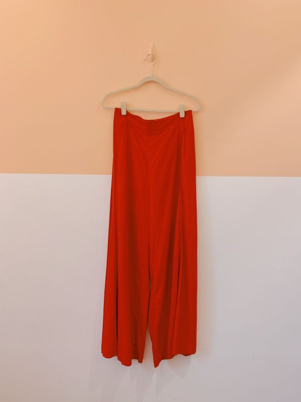 Calça linho vermelha Dress To 40