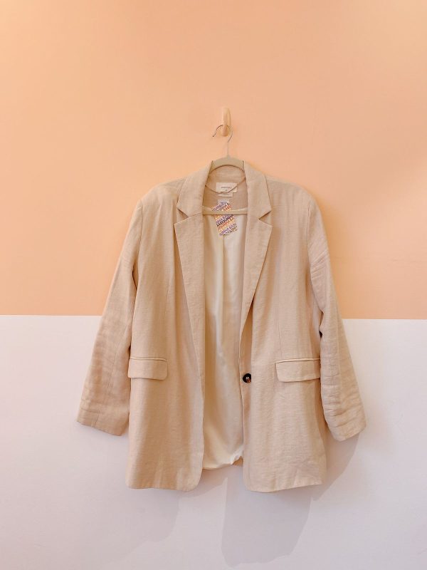 Blazer areia oversized Renner 42
