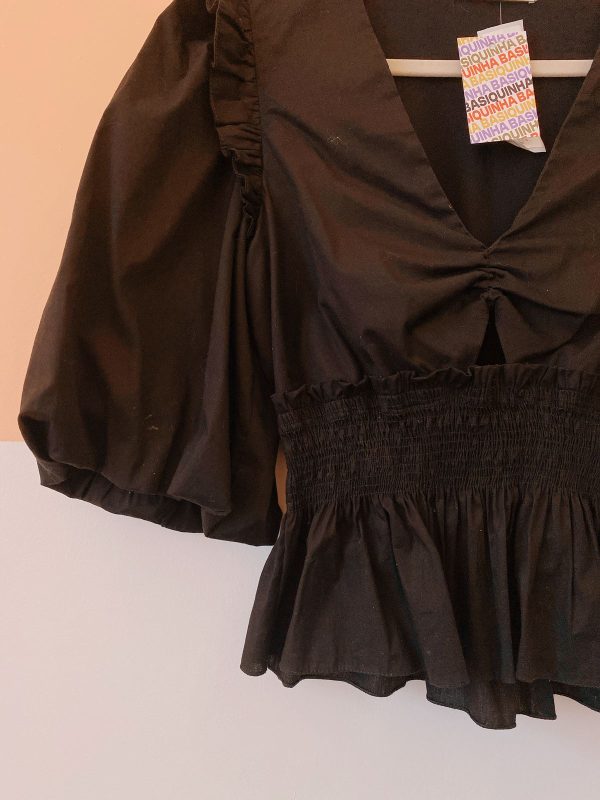 Bata preta lastéx Dress To G - Imagem 3