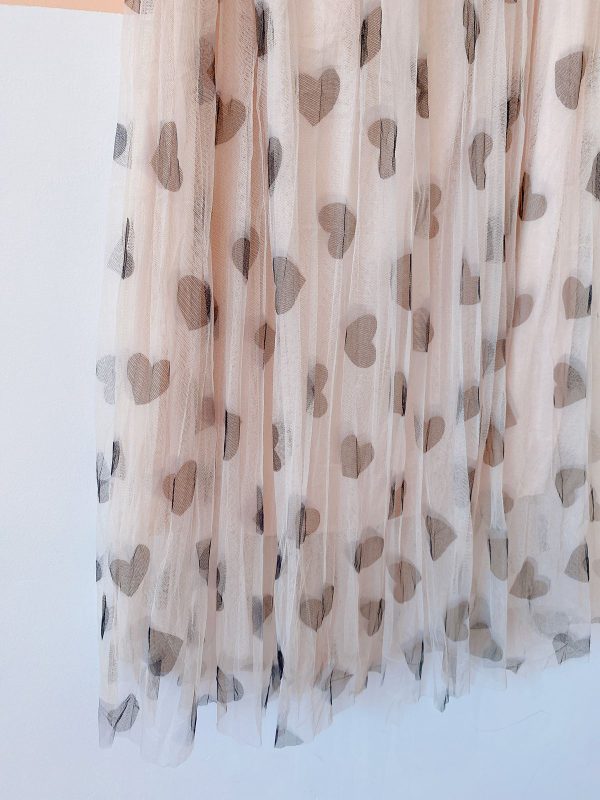 Saia midi tule off corações Vivian Fashion GG - Imagem 3