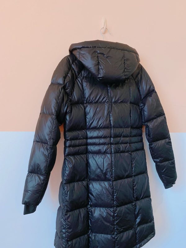 Jaqueta preta alongada puffer The North Face P - Imagem 3