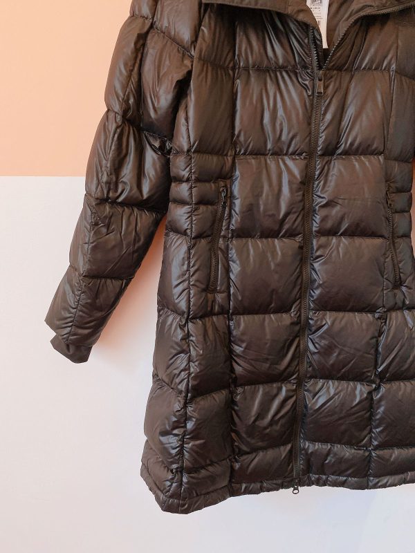 Jaqueta preta alongada puffer The North Face P - Imagem 4