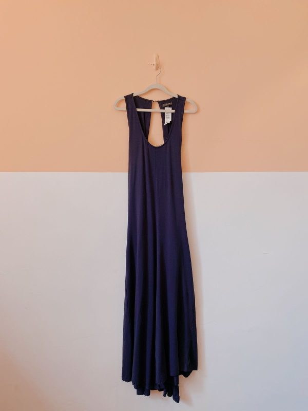Vestido malha azul marinho Le Lis Blanc G