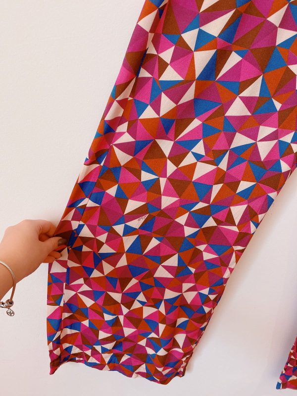 Calça geométrica colorida A Cult M - Imagem 3